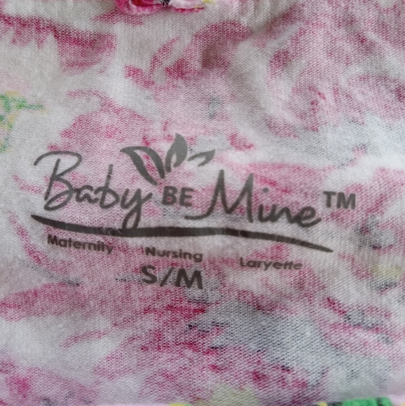 Baby be mine, maternity/nursing gown & robe - Picture 3 of 6
